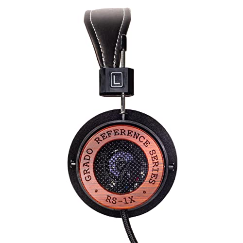 GRADO RS1x Reference Series Open-Back Headphones – Wired Over-Ear Audiophile Headphones with 50mm X Drivers – Cocobolo, Maple, and Hemp Wood Chambers – Hand-Assembled in Brooklyn 1