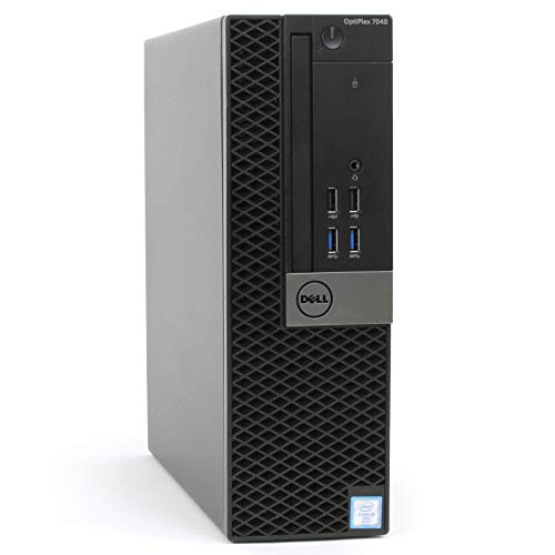 Dell Optiplex 7040 Small Form Desktop, Intel Quad Core i7 6700 3.4Ghz, 8GB DDR4, 256GB SSD Hard Drive, HDMI, Windows 10 (Renewed)