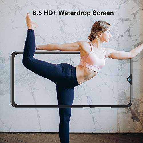 CUBOT Unlocked Cell Phones(8GB/128GB), Note 20 Pro Smartphones, 6.5" HD+ Display, Quad Camera, 4200mAh Battery, Android 10, Dual SIM 4G Budget Phone, US Version, Black 3