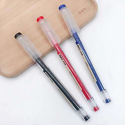 12Pcs 0.35 mm Black Gel Ink Pens, Extra-Fine Ballpoint Pen, for Office School Stationery Supply (12PCS) 4