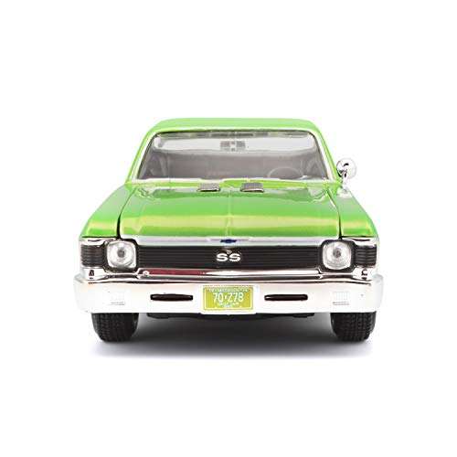 Maisto 1:24 Scale 1970 Chevrolet Nova SS Diecast Vehicle (Colors May Vary) , Green 5
