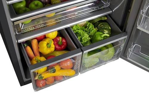 Whirlpool 500 L 3 Star Inverter Frost-Free Double Door Refrigerator Appliance with Adaptive intelligence technology (IF INV CNV PLATINA 515 STEEL ONYX (3s)-N, Black) 6
