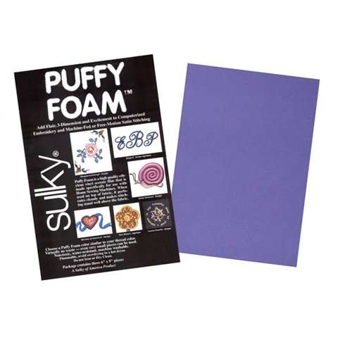 SULKY PUFFY FOAM Puffy Purple Foam, 3 Piece 1