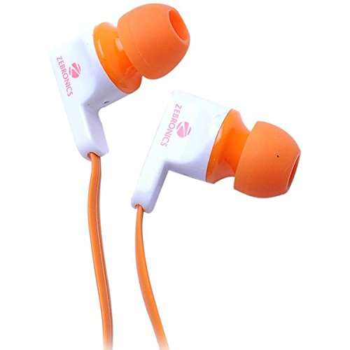Zebronics ZEB-EM950 Earphone with Mic (Orange) 1