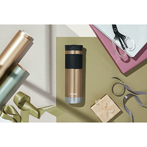 Contigo Byron 2.0 Stainless Steel Travel mug with Snapseal Lid and Grip, 24oz, Chardonnay, BPA Free and Leak Proof 4