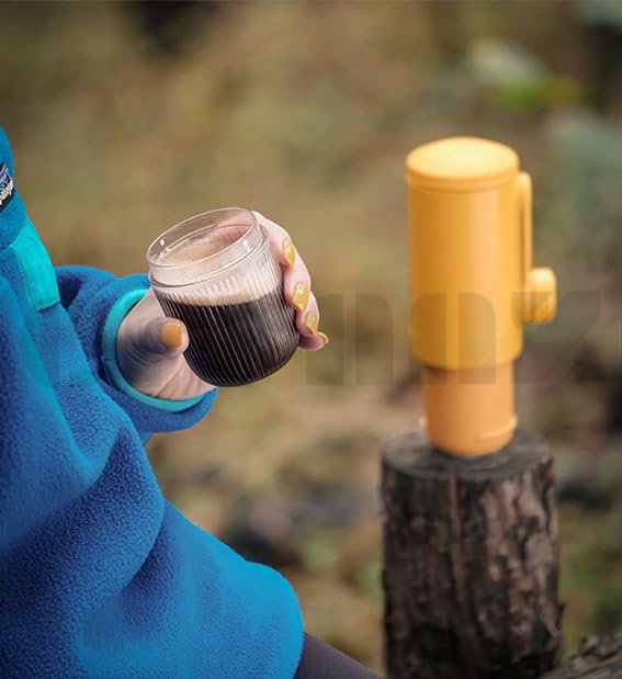 Citaaz Portable Espressor Maker andTravel Coffee Maker, Coffee Maker, Manual Coffee Machine for Motorhome, Ground Coffee Pod Coffee Maker, Portable Travel Coffee Machine 3