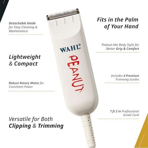 Wahl Professional Classic Peanut Trimmer Versatile Clippertrimmer Lightweight Corded 4