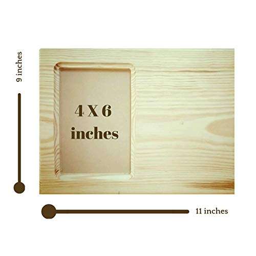 Giftsmate Valentine Gifts for Husband The Best Husband Ever Engraved Wooden Photo Frame Plaque 3