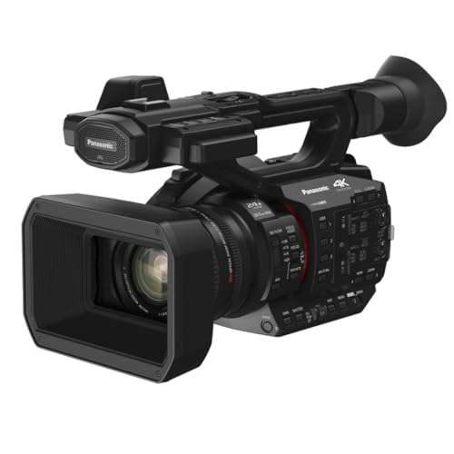 Panasonic Camcorder, Professional Quality 4K 60p, 1.0-inch Sensor, 24.5mm Wide-Angle Lens and Optical 20x Zoom, Great for News, Interviews, and Events - HC-X20 1