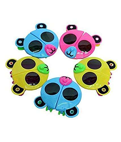 VINAYAKAMART Birthday Return Gifts for Kids Foldable Sun Glasses for Kids (12 Pcs Sun Glass) with 10 Balloons 3