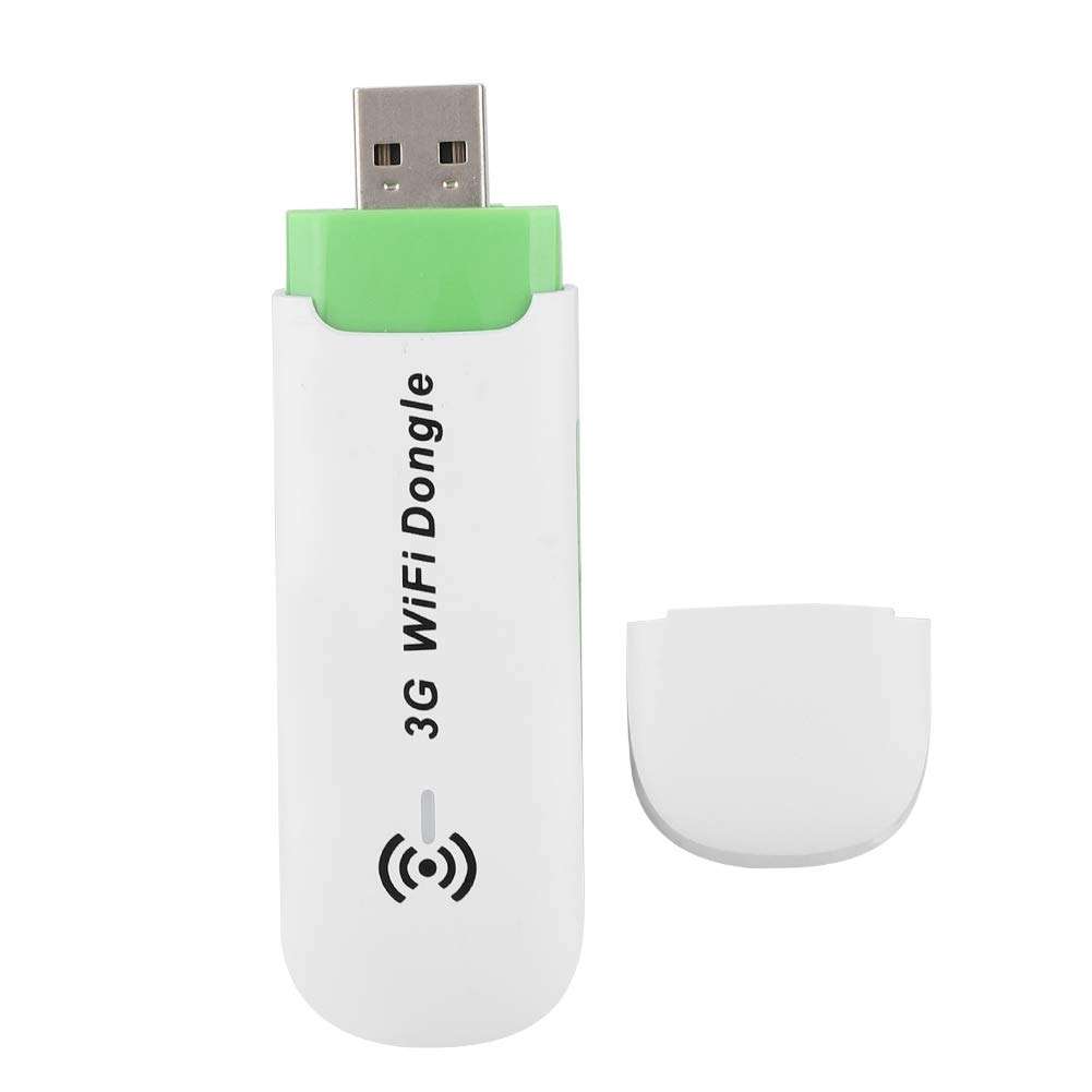 3G WiFi Modem,3G USB Mobile Hotspot,WiFi Dongle,Support USIM/SIM,T-Flash Memory up to 32G,Portable Mini USB WiFi Hotspot,Router up to 9 Users Connect,Support WCDMA(White) 1