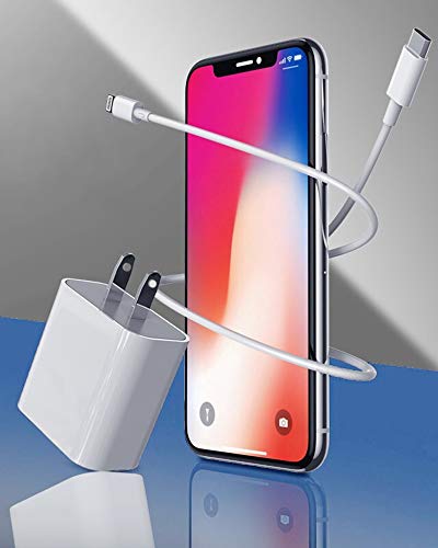 iPhone Fast Charger Cable，3 Pack USB C to Lightning Cable 6FT Apple MFi Certified 20W Fasting Charging iPhone Cable for iPhone 12/11/XS/XR/X 8/iPad/AirPods Pro，Supports Power Delivery & All iOS System 6