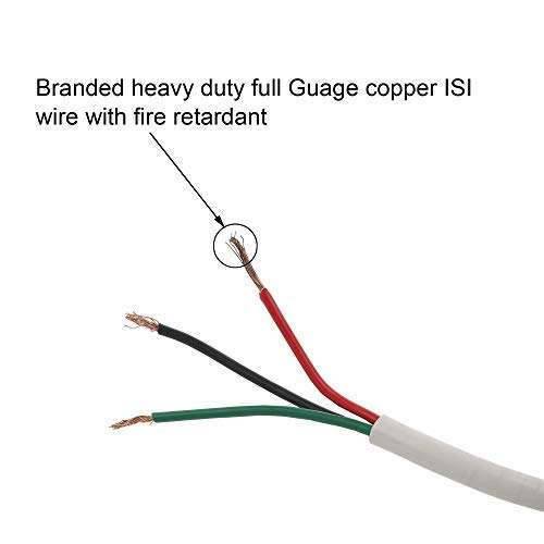 KUNAL Extension Board with 2 Individual Switch 2 Socket 2 Meter Long Wire Power Extension Cord 6 Amp White Surge Protector, 5