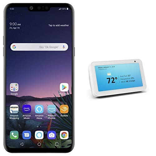LG G8 with Echo Show 5 - Sandstone