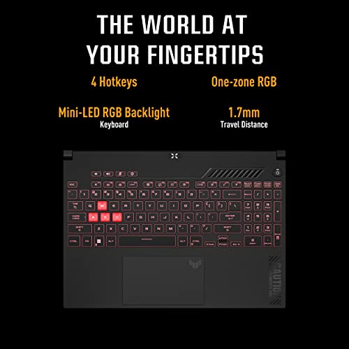 ASUS TUF Gaming A15, 15.6" FHD 16:9, 144Hz 250nits, AMD Ryzen 7 7435HS Mobile Processor, Gaming Laptop (16GB RAM/512GB SSD/RTX 4060/Win 11/Office Home/90WHr Battery/Mecha Gray/2.2 Kg),FA507NVR-LP104WS 4