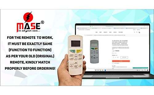 MASE® CH.UN176 Compatible Remote Control with Croma/JVC/Beston/Vise/Akai and Many More Assemble Smart Led TV (Before Order Must Read Description) 4