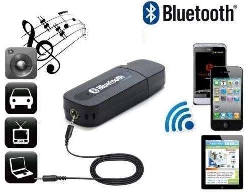 USB Wireless Bluetooth Receiver,Dongle USB Music Audio Receiver Adapter USB Hands-Free Dongle Kit for Speaker Music System, Home Theater, Car Compitable with All Mobile & Laptops - Black 5