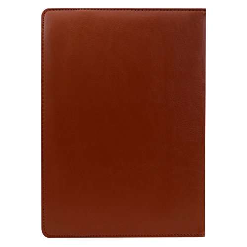 ACM Rotating 360 Leather FLIP CASE Compatible with HP Omni 10 Tablet Stand Cover Holder Brown 4