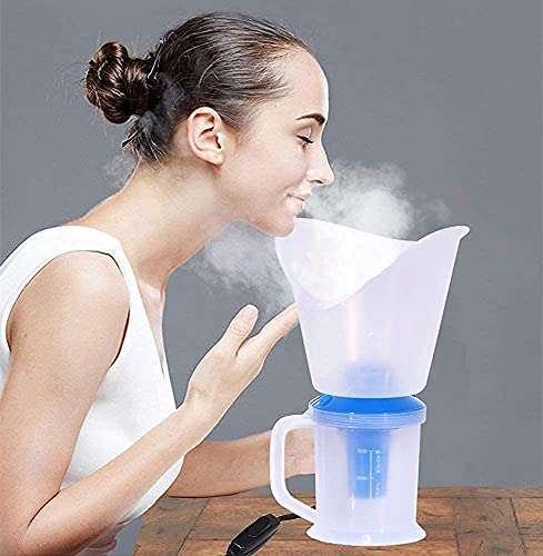Wazdorf Steamer For facial Handheld Garment Steamer For Clothes Portable Family Fabric Steam Brush, Facial Steamer, Facial Steamer For Face And Nose,Steamer For Cold And Cough (3 in 1 vaporization) 6