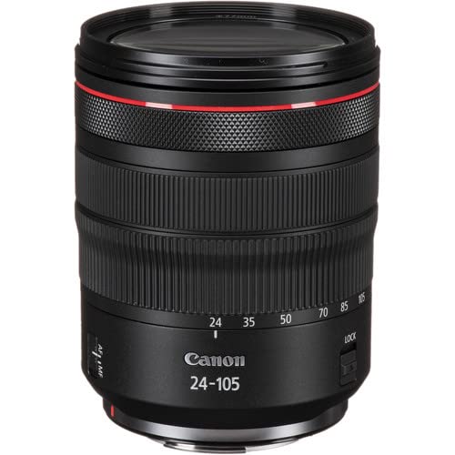 Canon EOS R5 Mirrorless Camera w/RF 24-105mm f/4 L is USM Lens + EF 75-300mm f/4-5.6 III Lens + 2X 64GB Memory + Microphone + Filters + TTL Flash + More (35pc Bundle) 3