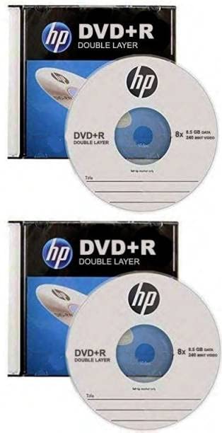 Premium Brand Blank DVD+DL (Double Layer) 8.5 GB x 240 min x 8X (Pack of 2) 1