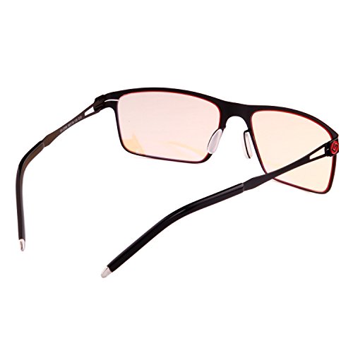 GAMEKING ULTRA 2086 Premium Blue Light Blocking Computer Glasses Gaming Glasses with Anti Glare Anti UV Tan Tint Lens for Digital Eye Strain Fatigue Relief Better Sleep Men Women 3