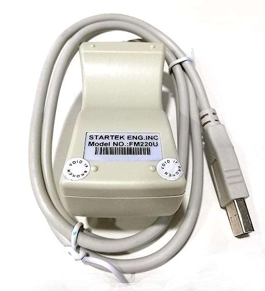 Sellplus FM220U USB Type C Interface Registered Device with one Year Free RD Service UIDAI & STQC Certified 4