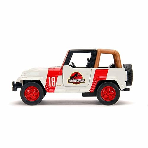 Jada Toys Jurassic World 1:32 Jeep Wrangler Die-cast Car, Toys for Kids and Adults 3