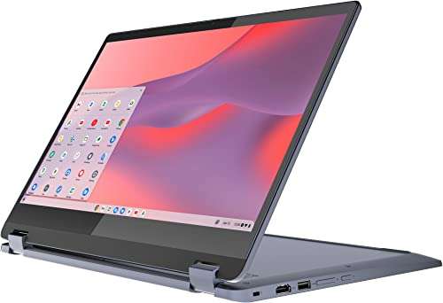 Lenovo Ideapad Flex 3 Chromebook 15.6" (2024) FHD 2-in-1 Touchscreen (Intel N4500, 4GB RAM, 128GB (64GB eMMC + 64GB SD Card), Webcam) Home & Student Laptop, NFC, HDMI, USB-C, IST SD Card, Chrome OS 5