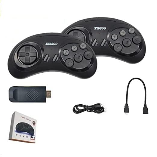 WBD 16bit TV Game Box with 100 Built-in Games HD Quality Gaming Console (Multicolor)