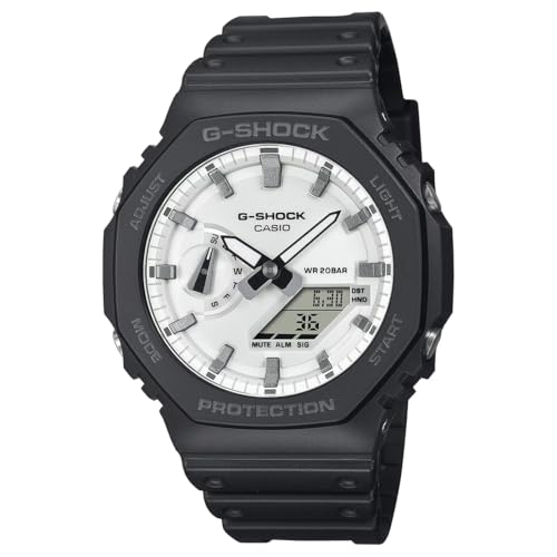 Casio G-Shock GA-2100WD-1ADR Analog-Digital White Dial Men (G1637)