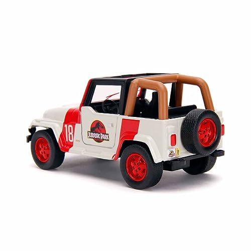 Jada Toys Jurassic World 1:32 Jeep Wrangler Die-cast Car, Toys for Kids and Adults 4