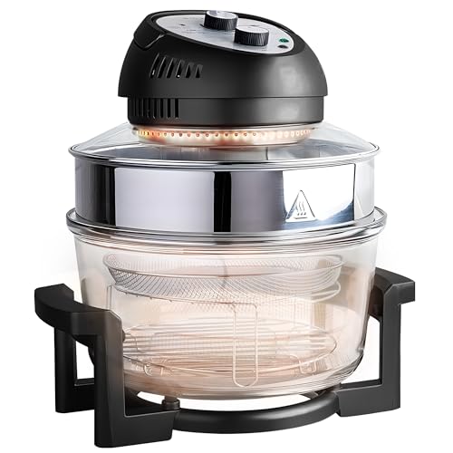 Big Boss Oil-less Air Fryer, 16 Quart, 1300 watt, Black 4