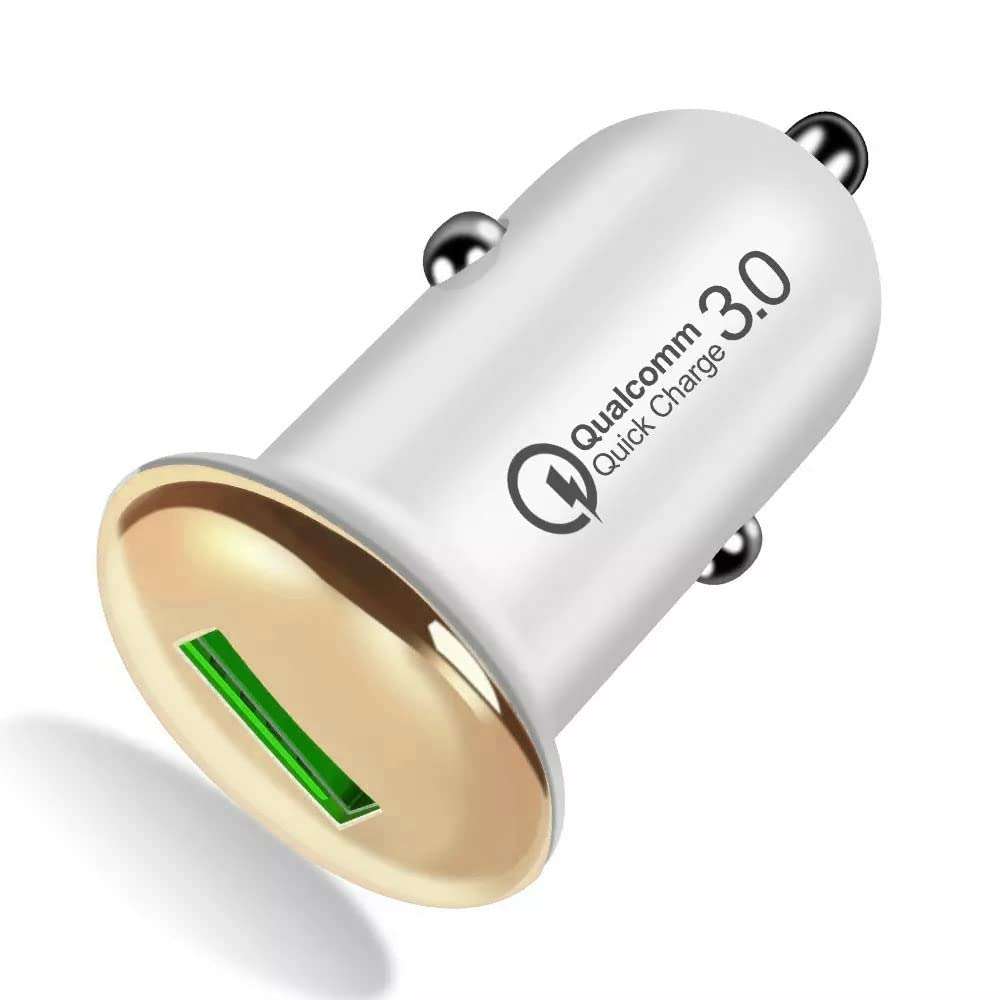 Siwi Car Charger for Asus ROG Phone 5, Asus ROG Phone 5 Ultimate, LG W41 / W 41, LG W41 Plus, LG W41 Pro, OPPO F17 Pro Diwali Edition, I Kall Z10 / Z 10 Car Charger Adapter | High Speed Rapid Fast Dual USB Port Car Mobile Charger With 1 Meter Type-C USB Fast Charging Cable (3.1 Amp, TN7-4, Multi) 3