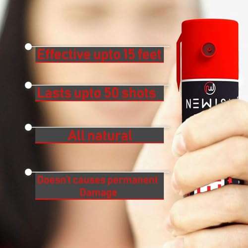 Newish Green Chilli Pepper Spray: Powerful Defense for Women Weapon - 50 Shots (Green Pack of - 9) 5