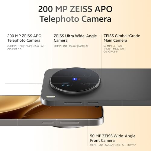 vivo X300 Pro 5G (Elite Black, 16GB RAM, 512GB Storage) with No Cost EMI/Additional Exchange Offers 3
