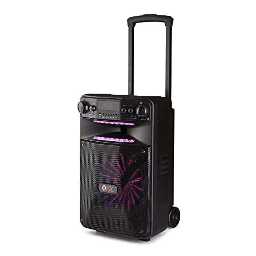 QFX PBX-1210 12" Bluetooth Rechargeable Speaker with 12" Woofer and Smart App Control 6