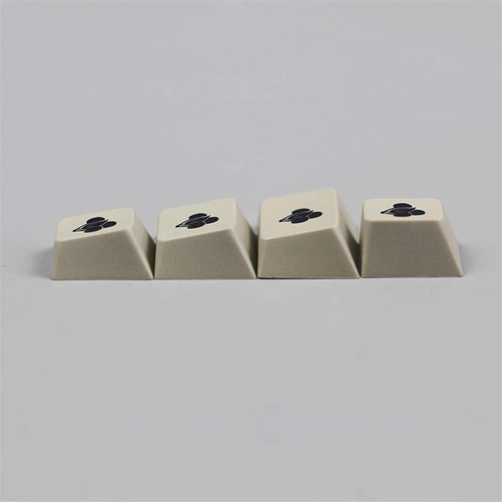 Keyboard keycaps Kbdfans Enjoypbt Win95 Logo/Cherry Logo Dye-sub Keycaps Mechanical Keyboard 16keys 4