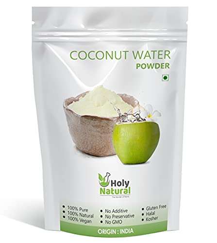 Holy Natural Spray Dried Coconut Water Powder 500gm | Energy Drink Powder, Immune Booster | Use For Coconut juice, Smoothie, Energy drink 1