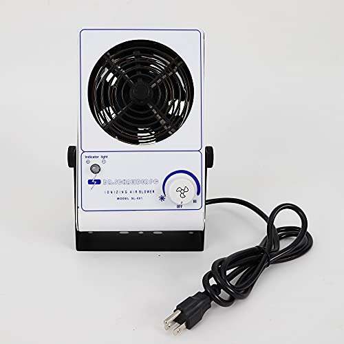 110V Ionizing Air Blower Fan Anti-Static Ion Blower Static Eliminator Ionizer ESD Fan 5