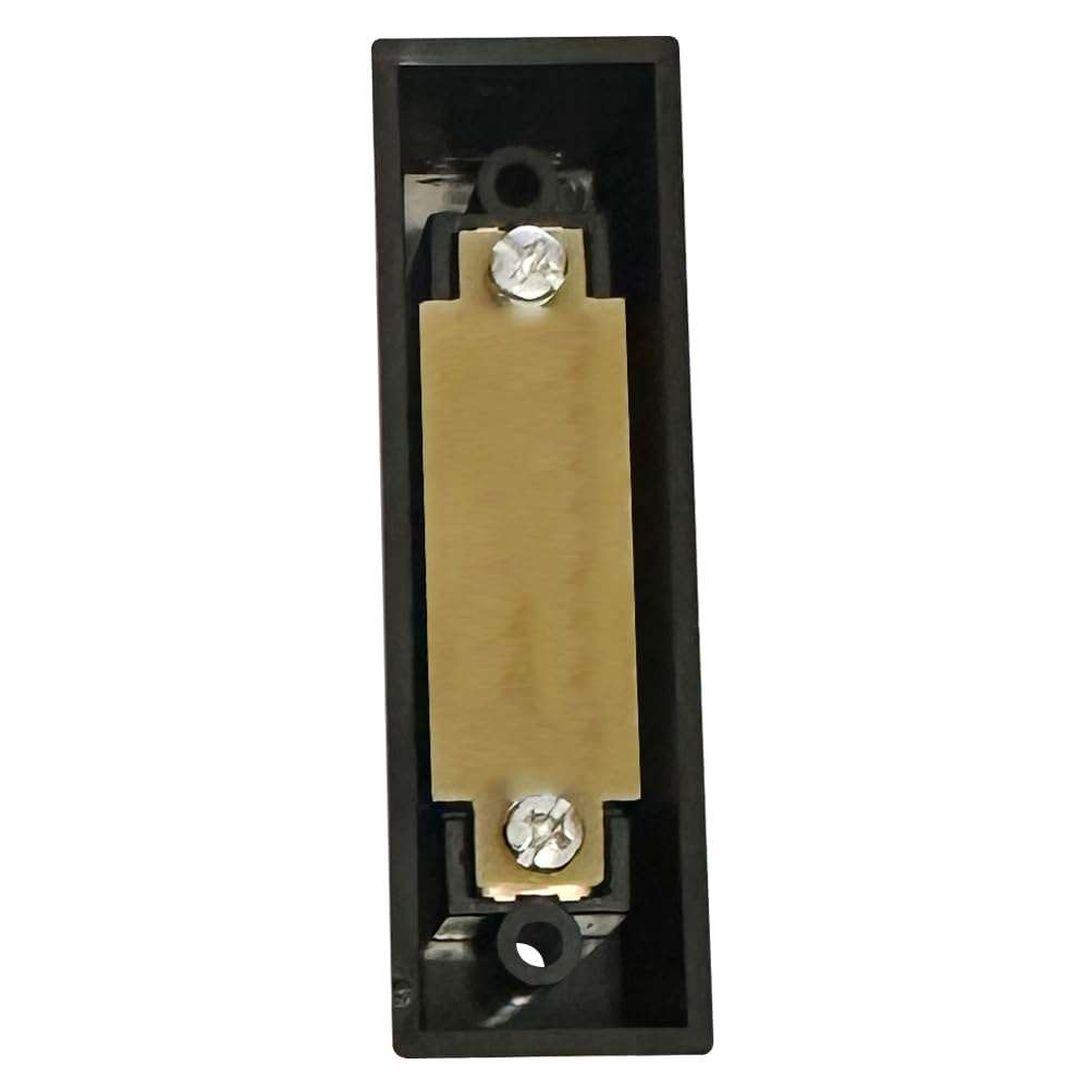 WESUA LED Lighted Doorbell Button Push Switch Wall Mounted For Chime Ring (BLACK) 4