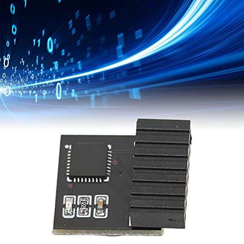 CCYLEZ TPM 2.0 Module, TPM SPI 14 Pin Module for Motherboard, TPM 2.0 Encryption Security Module, Portable TPM 2.0 Remote Card Compatible with TPM2.0 for 6