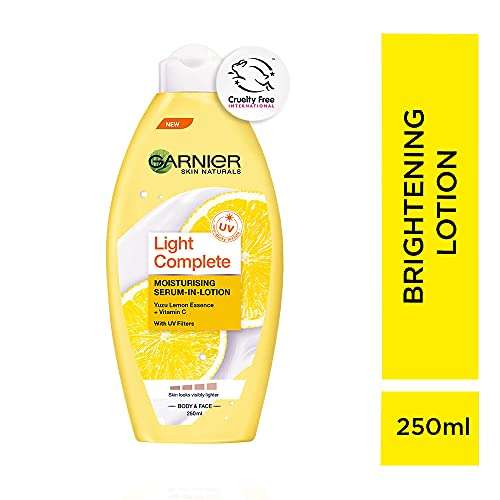 Garnier Skin Naturals Light Lotion, 250ml and Garnier Skin Naturals Sun Control SPF 15 Daily Moisturiser, 50ml 3