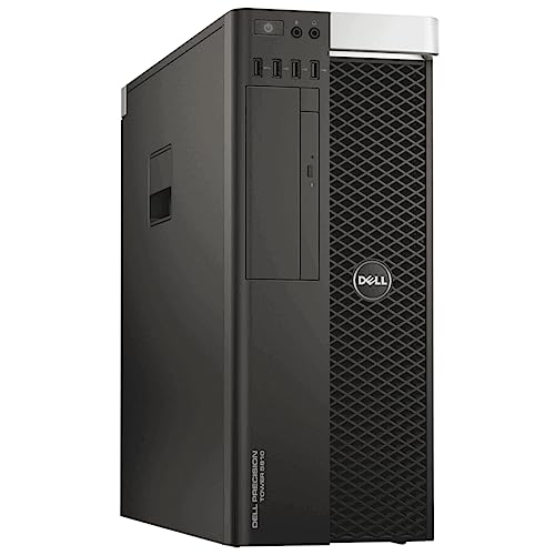 Dell Precision T5810 Mid-Tower Workstation - Intel Xeon E5-2697 v3 2.6GHz 14 Core Processor, 16GB DDR4 Memory, 256GB NVMe SSD, 4TB HDD, Nvidia Quadro M4000 Graphics Card, Windows 10 Pro. (Renewed) 2