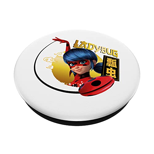Miraculous Shanghai Ladybug and her Yoyo PopSockets Swappable PopGrip 2