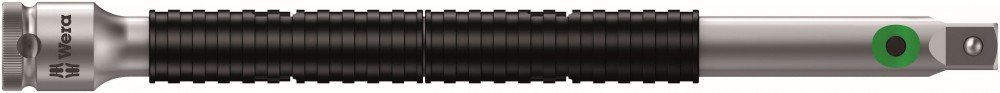 Wera 8796 LB Zyklop"flexible-lock" extension with free-turning sleeve, long, 3/8“ 2