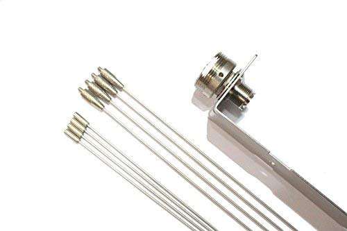 Nagoya GPK-01 (21" Radials) NMO Mount Ground Plane Kit for Base or Field Use, SO-239 Connector, Mounts to 2" Pole, Mast, Pipe 3