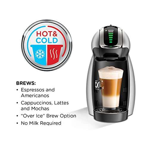NESCAFÉ Dolce Gusto Coffee Machine, Genio 2, Espresso, Cappuccino and Latte Pod Machine, Silver 2