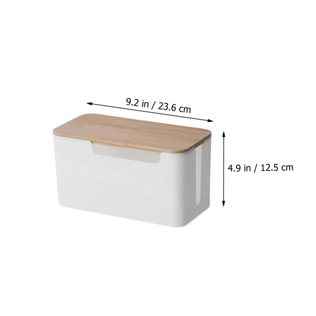SWOOMEY Electrical Cord Management Box Case Detachable Cover ABS Cable Box for Efficient Power Plug Arrangement 3