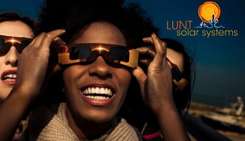 Lunt Solar Systems 50-Pack Premium Solar Eclipse Glasses ISO Certified Eclipse Glasses 2024 for Direct Sun Viewing -Approved 2024 Solar Eclipse Glasses 2